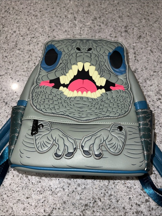 Universal Studios Hollywood Loungefly X Jurassic World Blue Raptor Mini Backpack main image 4